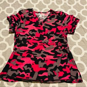 Koi scrub top